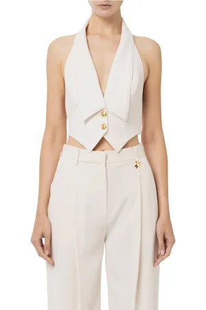 Elisabetta Franchi Mujer, Chaquetas, Blanco, Talla: M