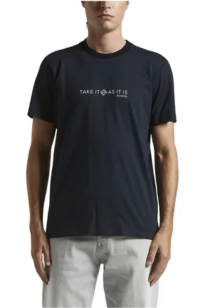 PESERICO SIGN Hombre, Camisetas, Azul, Talla: 2XL
