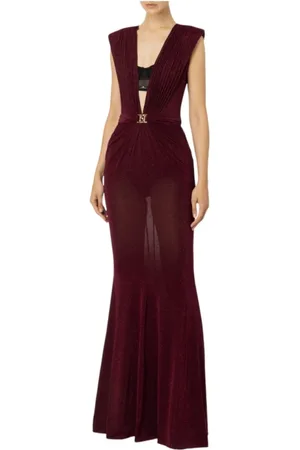 Elisabetta Franchi Mujer, Vestidos, Marrón, Talla: XL