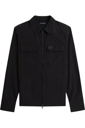 Fred Perry Hombre, Chaquetas, Negro, Talla: 2XL
