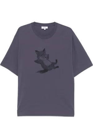 Maison Kitsuné Hombre, Camisetas, Azul, Talla: M