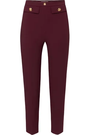 Elisabetta Franchi Mujer, Pantalones, Rojo, Talla: S