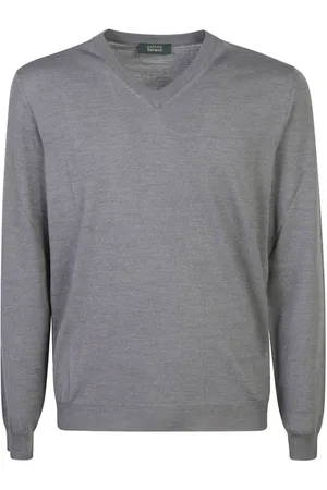 ZANONE Hombre, Jerseys, Gris, Talla: L