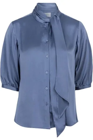 Dante 6 Mujer, Blusas y Camisas, Azul, Talla: S