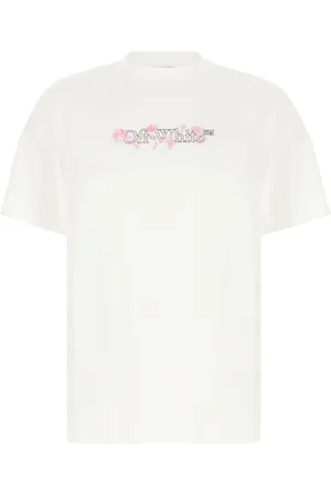 OFF-WHITE Mujer, Camisetas, Blanco, Talla: M