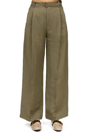 TELA Mujer, Pantalones, Verde, Talla: M