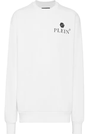 Philipp Plein Hombre, Sudaderas, Blanco, Talla: S