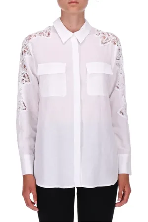 ERMANNO SCERVINO Mujer, Blusas y Camisas, Blanco, Talla: L