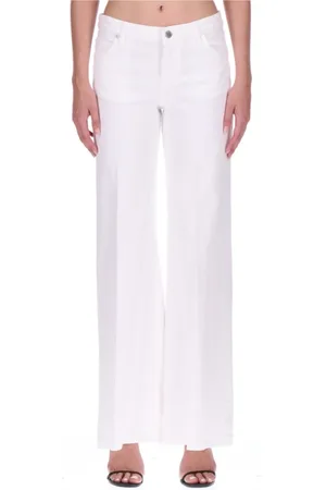 ERMANNO SCERVINO Mujer, Pantalones, Blanco, Talla: M
