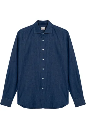 Xacus Hombre, Camisas, Azul, Talla: L