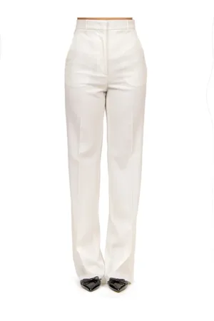 Max Mara Mujer, Pantalones, Blanco, Talla: M