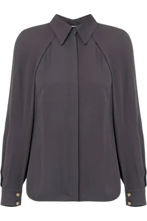Elisabetta Franchi Mujer, Blusas y Camisas, Gris, Talla: XS