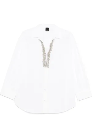 Pinko Mujer, Blusas y Camisas, Blanco, Talla: S