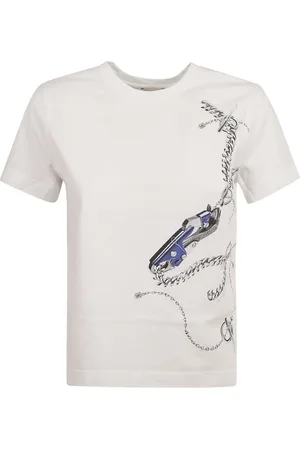 Burberry Mujer, Camisetas, Blanco, Talla: S