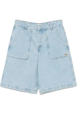 Maison Kitsuné Hombre, Pantalones cortos, Azul, Talla: W31