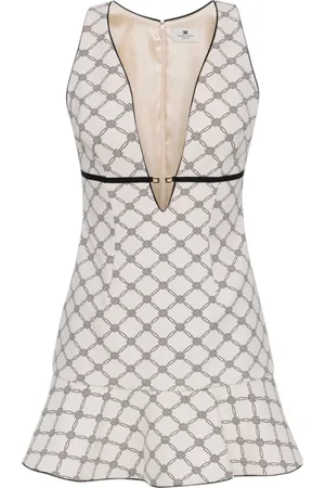 Elisabetta Franchi Mujer, Vestidos, Blanco, Talla: S