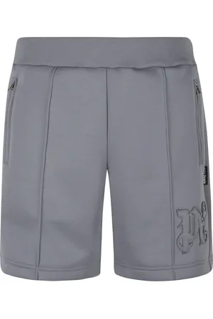 Palm Angels Hombre, Pantalones cortos, Gris, Talla: L