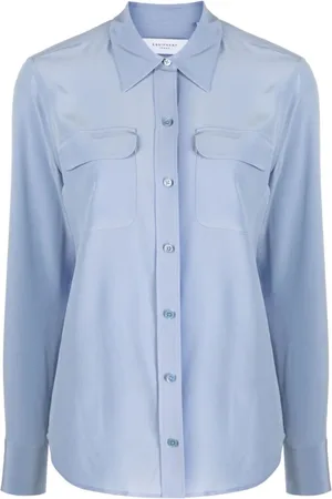 Equipment Mujer, Blusas y Camisas, Azul, Talla: S