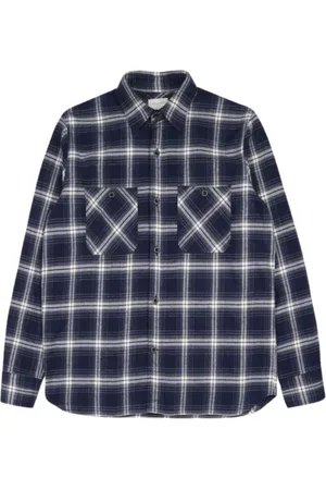 BROOKSFIELD Hombre, Camisas, Azul, Talla: L