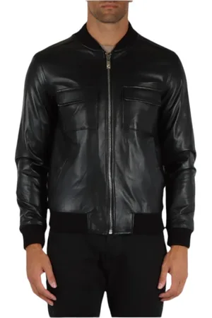 John Richmond Hombre, Chaquetas, Negro, Talla: S