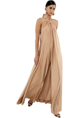 ACTUALEE Mujer, Vestidos, Amarillo, Talla: M