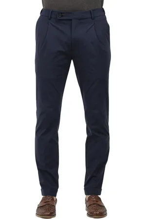 Berwich Hombre, Pantalones, Azul, Talla: L