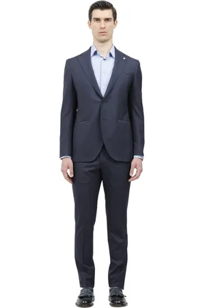 LUIGI BIANCHI MANTOVA Hombre, Trajes, Azul, Talla: M