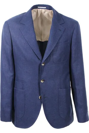 Brunello Cucinelli Hombre, Chaquetas, Azul, Talla: L