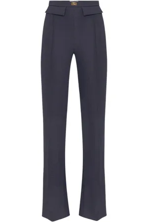 Elisabetta Franchi Mujer, Pantalones, Gris, Talla: 2XL