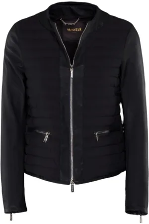 MOORER Mujer, Chaquetas, Negro, Talla: S