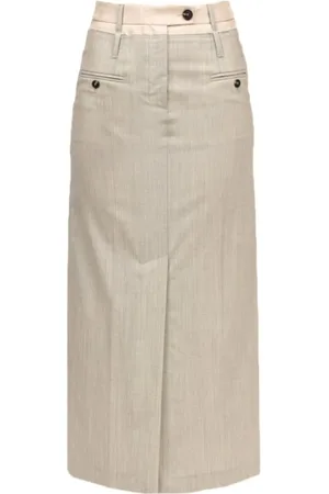 TELA Mujer, Faldas, Gris, Talla: M