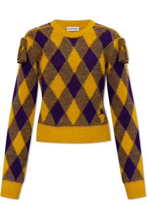 Burberry Mujer, Jerseys, Amarillo, Talla: M
