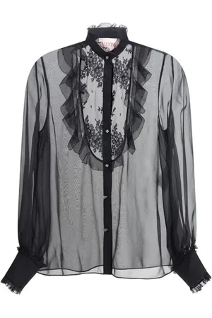 VALENTINO Mujer, Blusas y Camisas, Negro, Talla: L