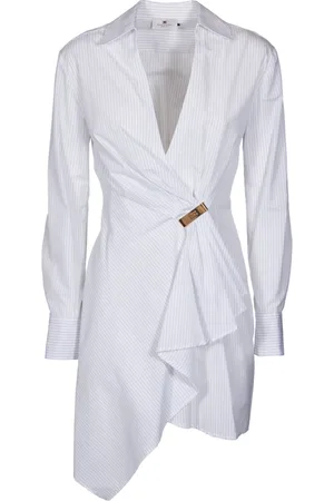 Elisabetta Franchi Mujer, Vestidos, Blanco, Talla: S