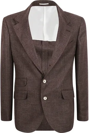 Brunello Cucinelli Hombre, Chaquetas, Marrón, Talla: L