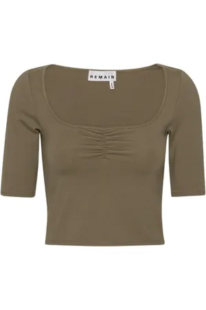 REMAIN Birger Christensen Mujer, Blusas y Camisas, Marrón, Talla: XL