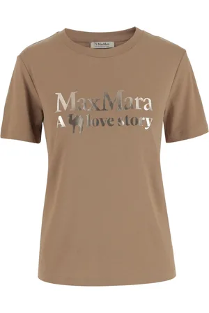 Max Mara Mujer, Camisetas, Marrón, Talla: L