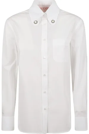 VALENTINO GARAVANI Mujer, Blusas y Camisas, Blanco, Talla: S