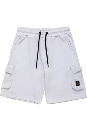 RefrigiWear Hombre, Pantalones cortos, Blanco, Talla: L