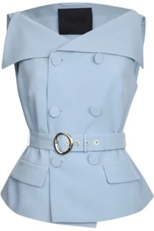 Liu Jo Mujer, Chaquetas, Azul, Talla: XS