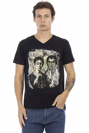 Trussardi Hombre, Camisetas, Negro, Talla: S