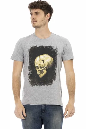 Trussardi Hombre, Camisetas, Gris, Talla: 3XL