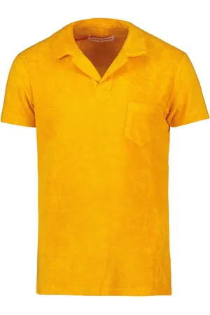 Orlebar Brown Hombre, Camisetas, Naranja, Talla: M