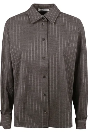 Max Mara Mujer, Blusas y Camisas, Gris, Talla: M