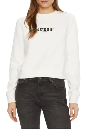 Guess Mujer, Sudaderas, Blanco, Talla: S