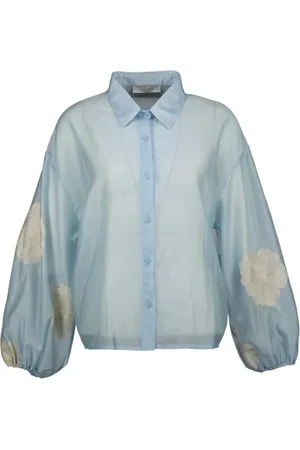 AMELIE & AMELIE Mujer, Blusas y Camisas, Azul, Talla: L