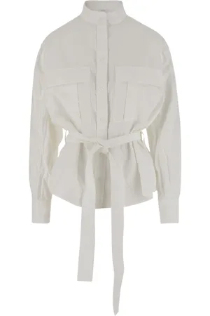 Salvatore Ferragamo Mujer, Blusas y Camisas, Blanco, Talla: S