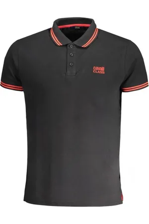 Roberto Cavalli Hombre, Camisetas, Negro, Talla: L