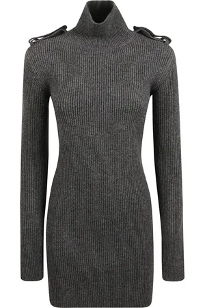 Alexander McQueen Mujer, Vestidos, Gris, Talla: M