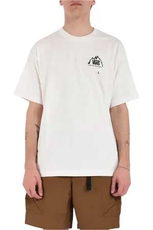 Vans Hombre, Camisetas, Blanco, Talla: L